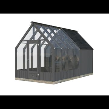 Växthus Palmako Emilia 10,2 m² (inv. 5,4+4,0 m²)