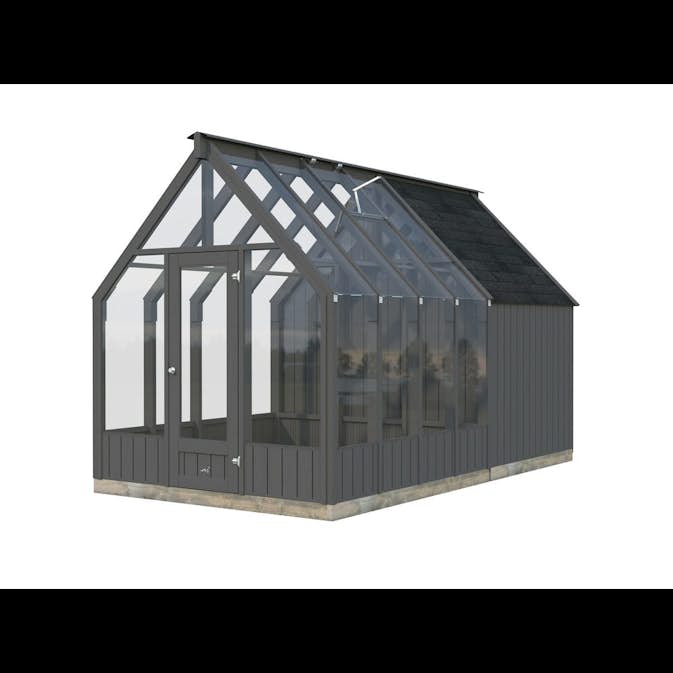 Växthus Palmako Emilia 10,2 m² (inv. 5,4+4,0 m²)