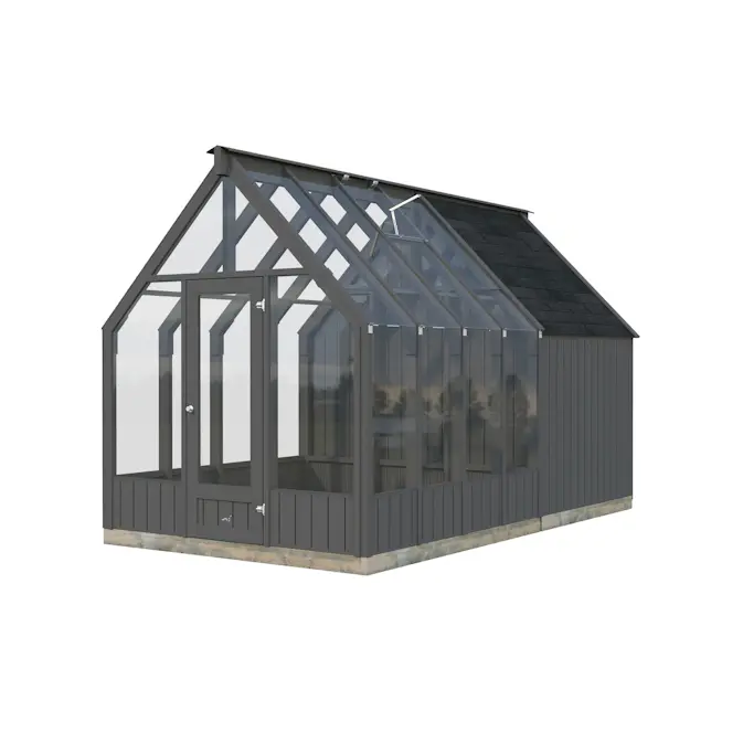 Växthus Palmako Emilia 10,2 m² (inv. 5,4+4,0 m²)