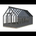 Växthus Palmako Emilia 13,1 m² (inv. 8,2+4,0 m²)