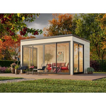 Stuga Palmako Serena 13,4 m² Set 2 Slide Plus (inv. 12,6 m²)