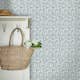 Tapet Laura Ashley Cariad Spray Newport Blå 122743