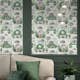 Tapet Laura Ashley Naunton Folly Fern Grön 122746