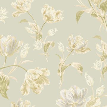 Tapet Laura Ashley Gosford Sage Grön 122769