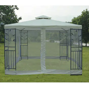 Paviljong Metalcraft med myggnät 3x3 m