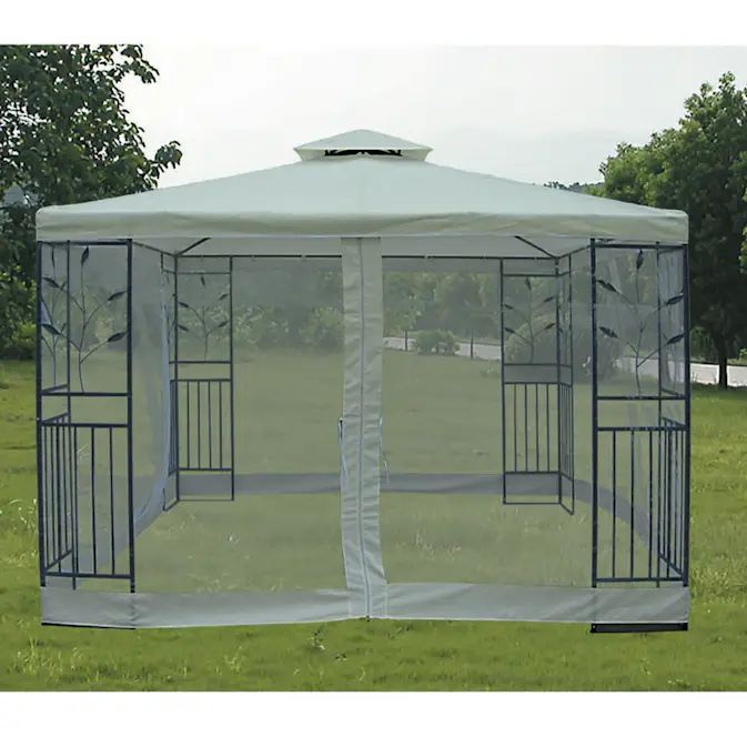 Paviljong Metalcraft med myggnät 3x3 m