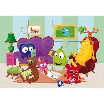 Pussel Teddykompaniet Babblarna 12-bitar Vardagsrum