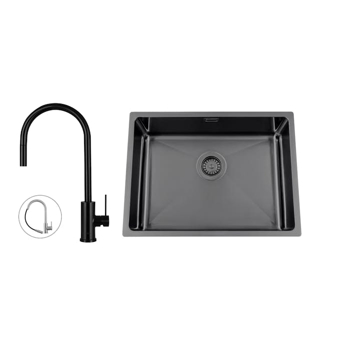 Diskho Nordic Tech Titan 530 X med Köksblandare Steel Accent D