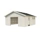Garage Palmako Andre 24,6 m² Byggsats med Sadeltak