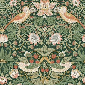 Tapet William Morris At Home Strawberry Thief 124234