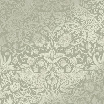 Tapet William Morris At Home Strawberry Thief Fibrous 124237