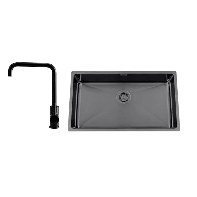 Disklåda Nordic Tech Titan 730 X med Köksblandare Steel Square