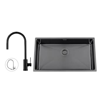 Diskho Nordic Tech Titan 730 X med Köksblandare Steel Accent D