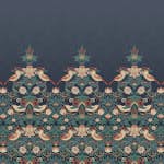 Fototapet William Morris At Home Strawberry Thief Navy