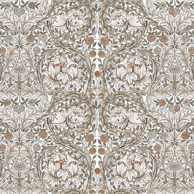 Fototapet William Morris At Home African Marigold Neutral