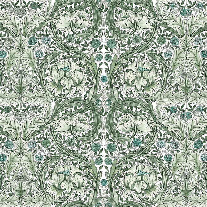 Fototapet William Morris At Home African Marigold Green