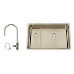 Diskho Nordic Tech Titan 73 KHX Nickel med Köksblandare Steel Accent D