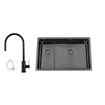 Diskho Nordic Tech Titan 73 KHX Nickel med Köksblandare Steel Accent D