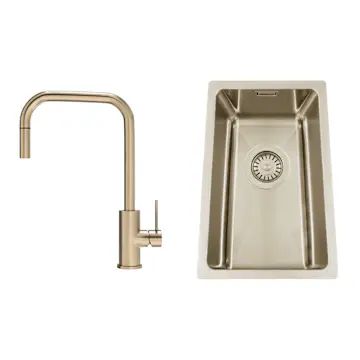 Diskho Nordic Tech Titan 230 X med Köksblandare Steel Accent Square D