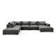 U-modulsoffa Bloomington Dubai med Divan Sammet