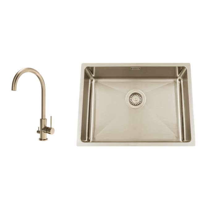 Diskho Nordic Tech Titan 530 X med Köksblandare Steel Equip D