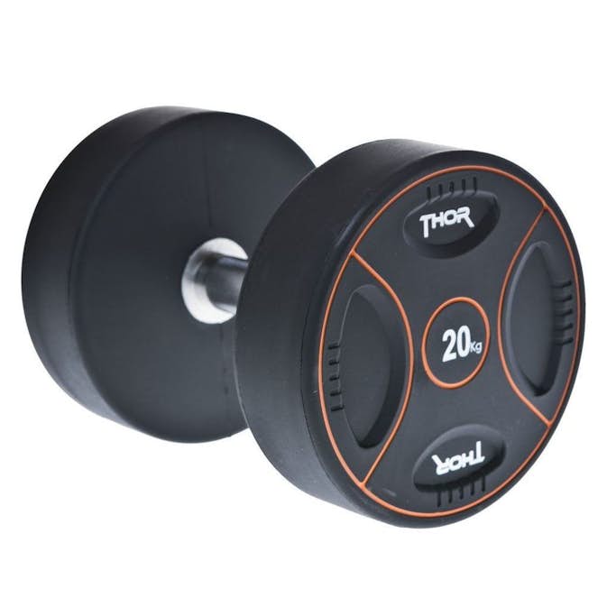 Hantlar Thor Fitness Svart PU-gummi