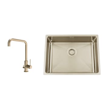 Diskho Nordic Tech Titan 530 X med Köksblandare Steel Mood D