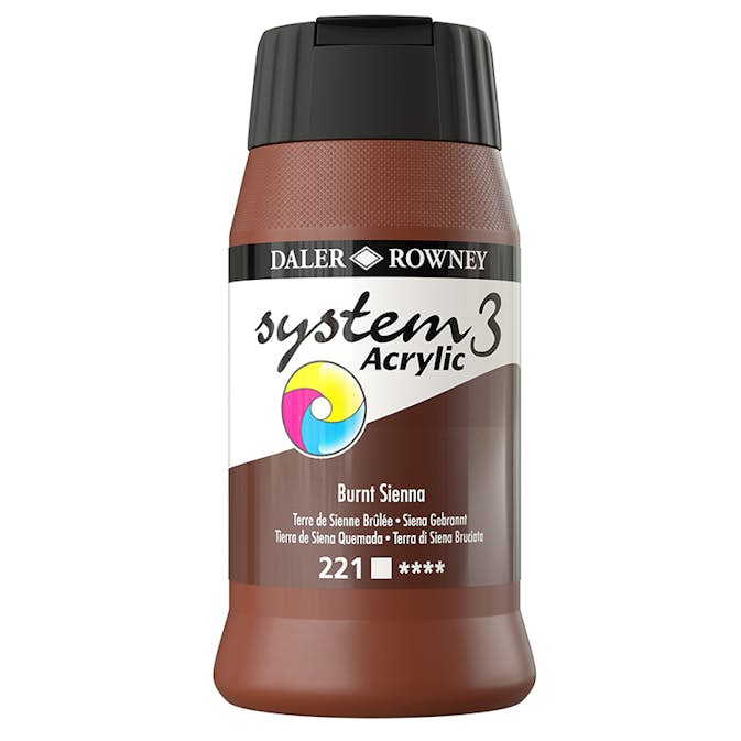 Akrylfärg ABA Skol System 3 Acrylic 500 ml