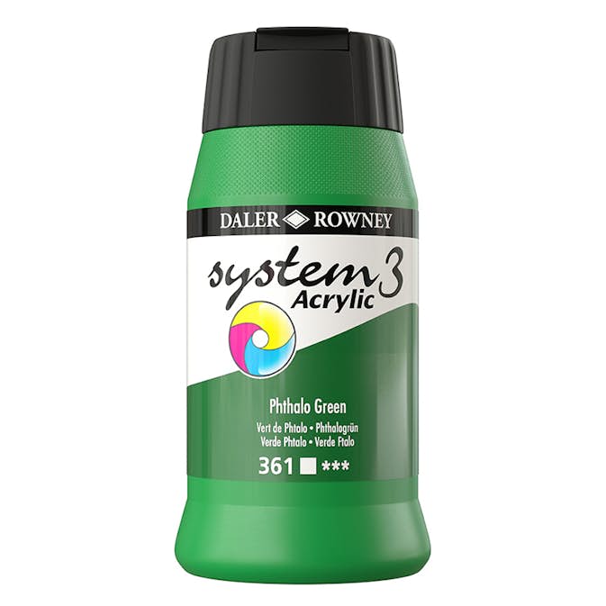 Akrylfärg ABA Skol System 3 Acrylic 500 ml