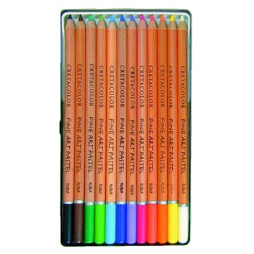 Pastellpennor ABA Skol Cretacolour 12 Färger