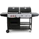 Gasol/Kolgrill Metalcraft Aurora Kombinationsgrill med Sidobrännare & Rostfria Brännare