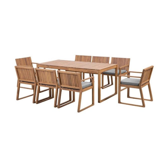 Matgrupp Comfort Garden Sassari med 8 Stolar