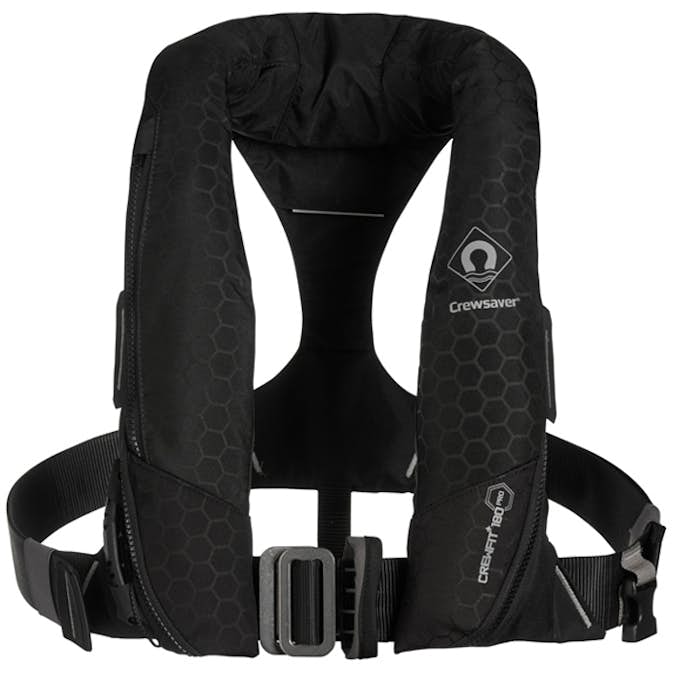 Flytväst Crewsaver Crewfit Auto 180N Pro Sele Svart