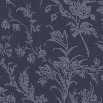 Tapet Laura Ashley Lloyd Blå