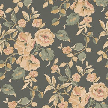 Tapet Laura Ashley Alyworth Trail Grön