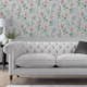 Tapet Laura Ashley Poppy Meadow Lila