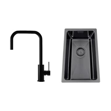 Diskho Nordic Tech Titan 230 X med Köksblandare Steel Accent Square D