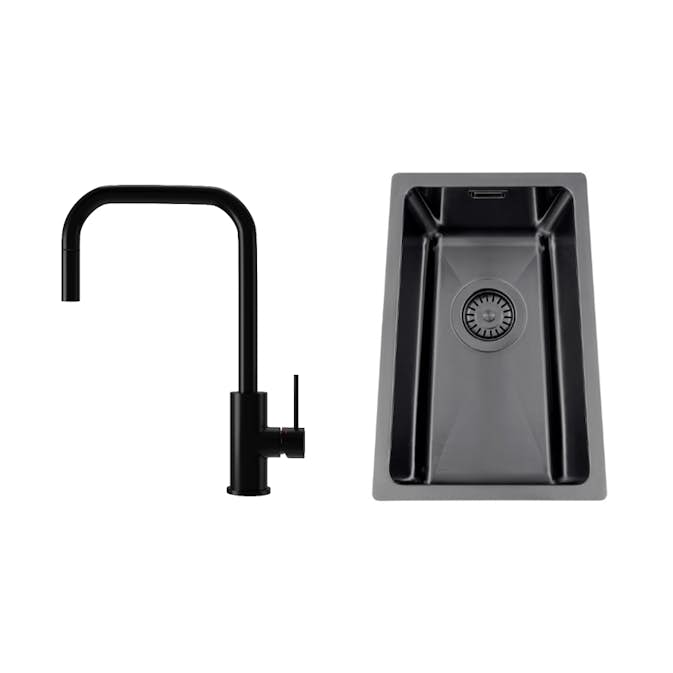 Diskho Nordic Tech Titan 230 X med Köksblandare Steel Accent Square D