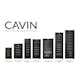 Vinkyl Cavin Northern Collection 8 Svart Fristående med Glasdörr