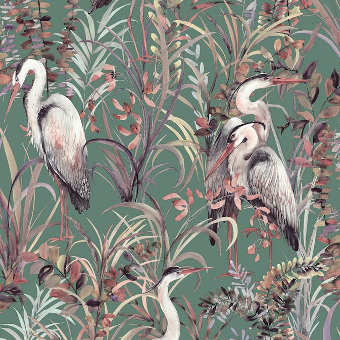 Tapet Sublime Tropical Heron