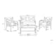 Loungegrupp Comfort Garden Baltic Utomhus