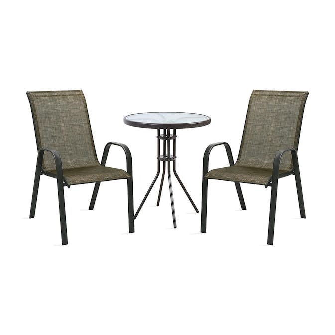 Cafégrupp Comfort Garden Dublin med 2 Stolar