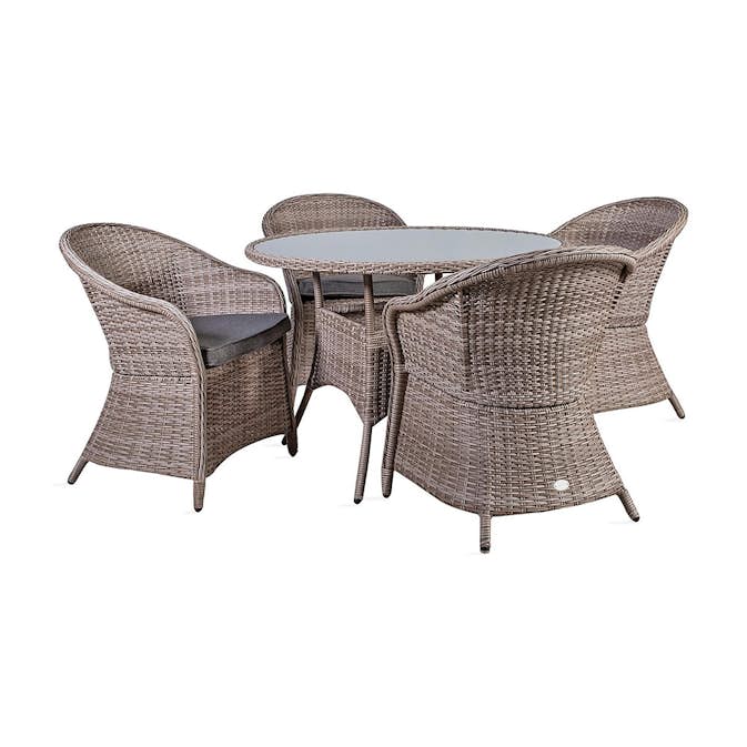 Matgrupp Comfort Garden Siena med 4 Stolar