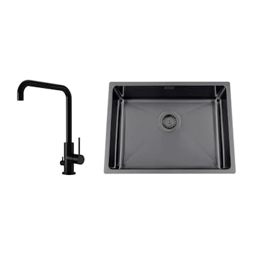 Diskho Nordic Tech Titan 530 X med Köksblandare Steel Mood D