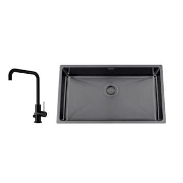 Diskho Nordic Tech Titan 730 X med Köksblandare Steel Mood D