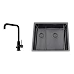 Diskho Nordic Tech Titan 53 KHX Nickel med Köksblandare Steel Mood D