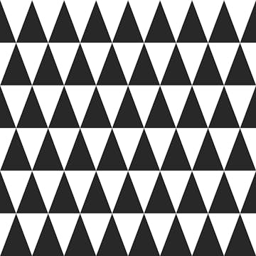 Tapet ESTAhome Grafiska Trianglar Svart/Matt Vit