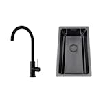 Diskho Nordic Tech Titan 230 X med Köksblandare Steel Equip Shadow