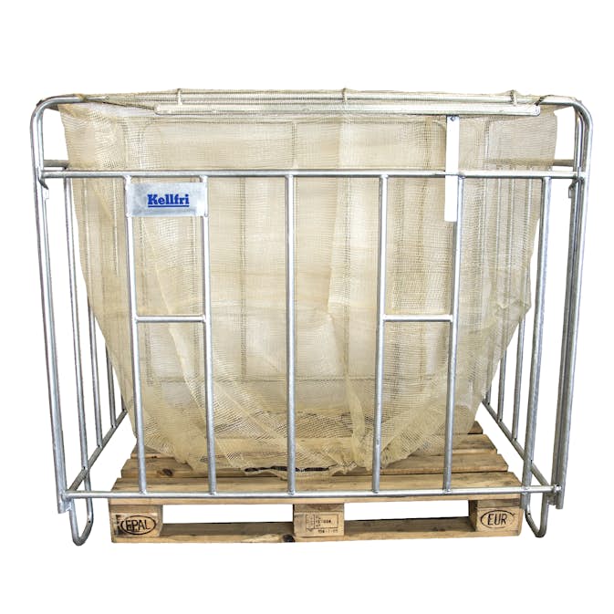 Vedsäck Kellfri 1000 l för Europall