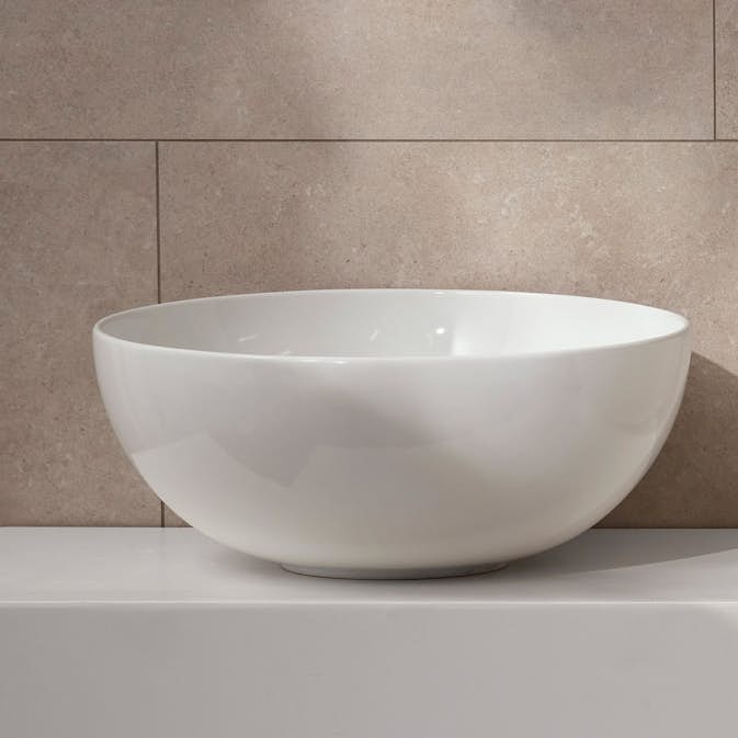 Fristående Tvättställ Miller Badrum Bowl Porslin